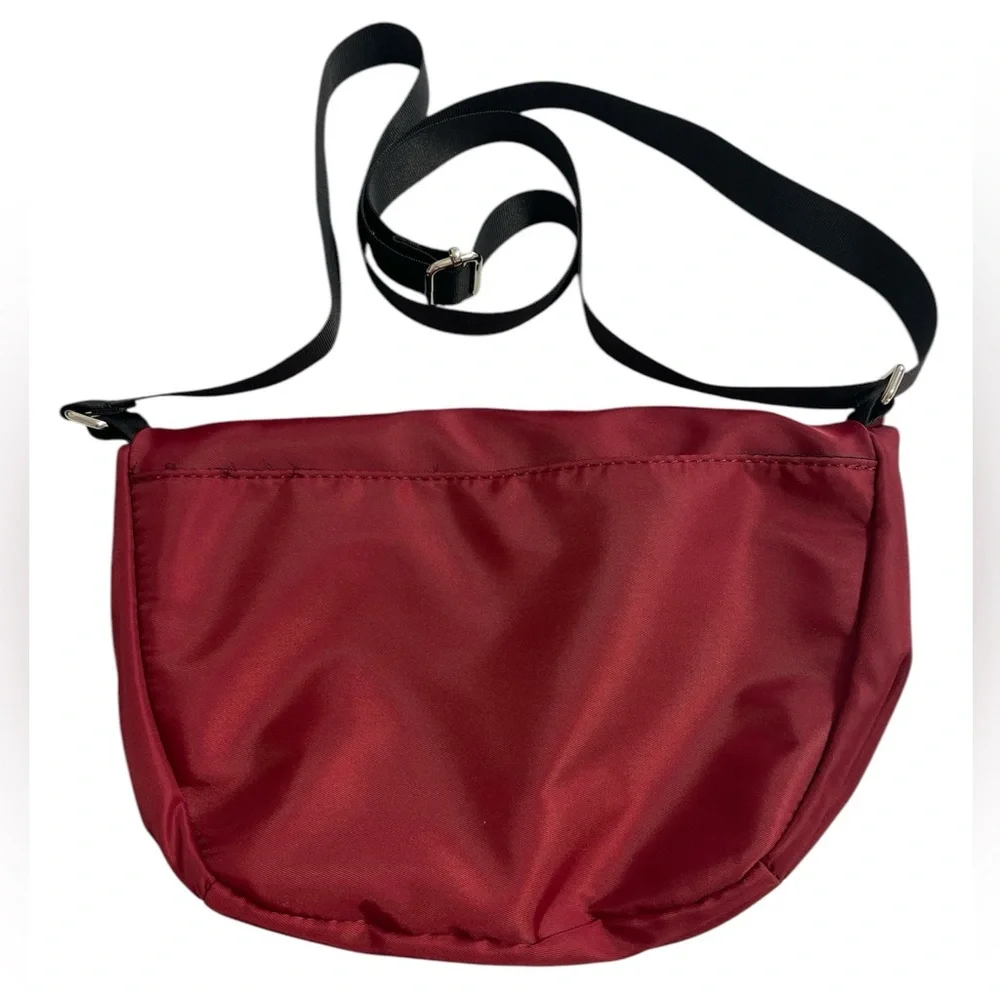 Elegant Red Multi Storage Shoulder/Crossbody Bag - Picture 4 of 4